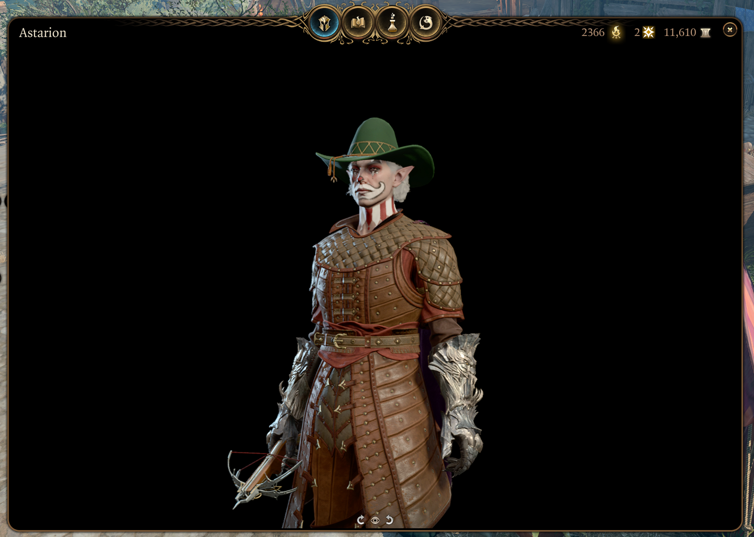 Astarion with Clown facepaint